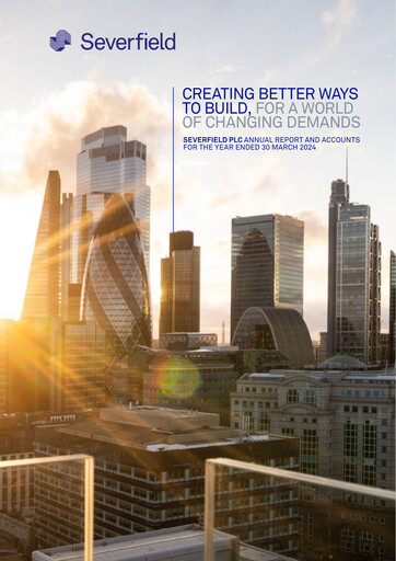 Vorschaubild Severfield Jahresbericht 2024