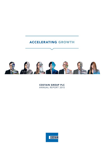Thumbnail Costain Group Annual Report 2015