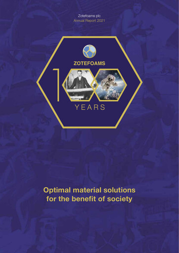 Thumbnail Zotefoams Annual Report 2021