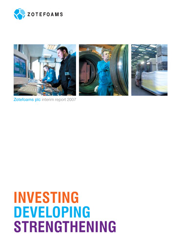 Thumbnail Zotefoams Half-year Report 2007-h1