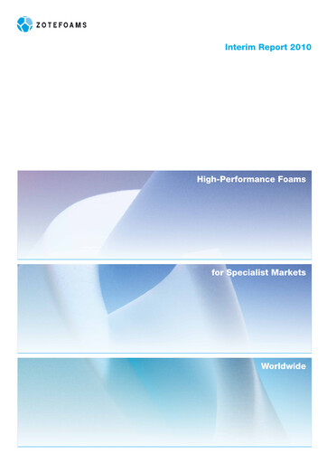 Thumbnail Zotefoams Half-year Report 2010-h1