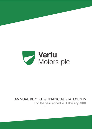 Thumbnail Vertu Motors Annual Report fy2018