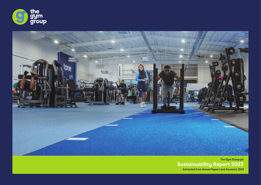 Thumbnail The Gym Group Sustainability Report 2023