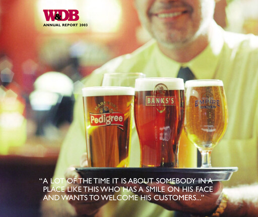 Thumbnail Marston's Annual Report 2003