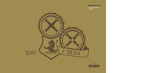 Thumbnail Marston's Annual Report 2008