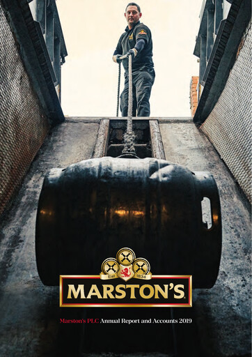 Thumbnail Marston's Annual Report 2019