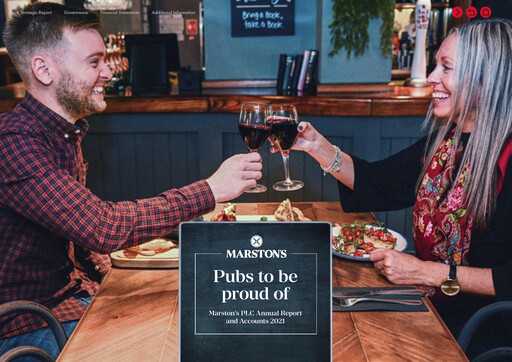 Thumbnail Marston's Annual Report 2021