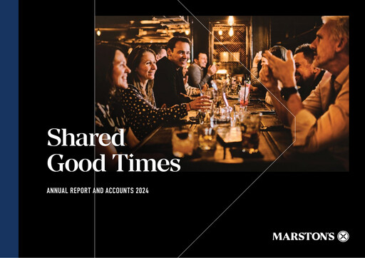 Thumbnail Marston's Annual Report 2024
