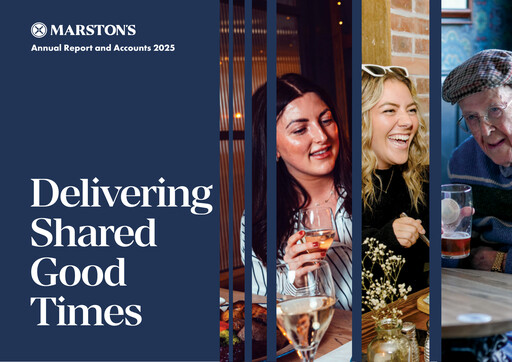 Thumbnail Marston's Annual Report 2025