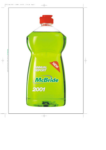 Miniature McBride Rapport annuel 2001