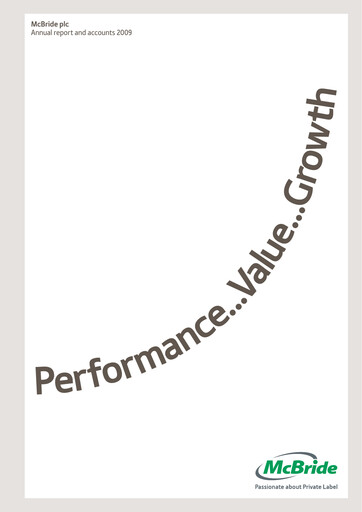 Miniature McBride Rapport annuel 2009