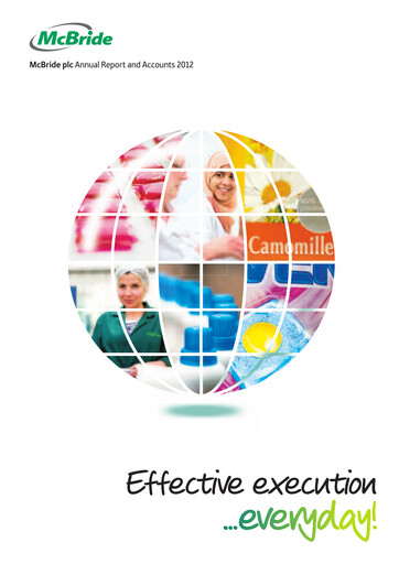 Miniature McBride Rapport annuel 2012