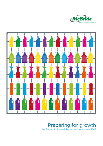 Miniature McBride Rapport annuel 2016