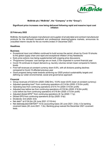 Thumbnail McBride Half-year Report 2022-h1