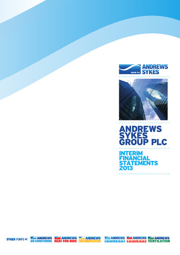 Thumbnail Andrews Sykes Group Half-year Report 2013-h1