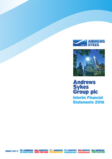 Thumbnail Andrews Sykes Group Half-year Report 2016-h1