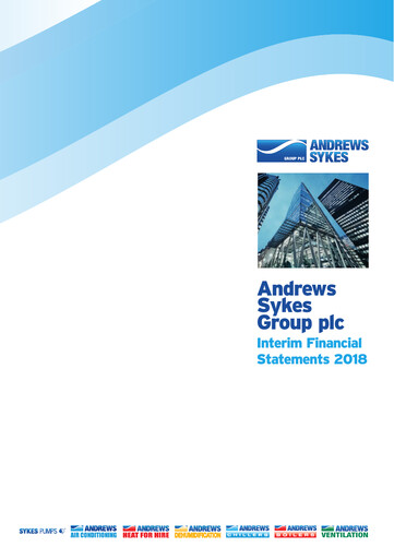 Thumbnail Andrews Sykes Group Half-year Report 2018-h1