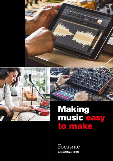 Vorschaubild Focusrite Jahresbericht 2017
