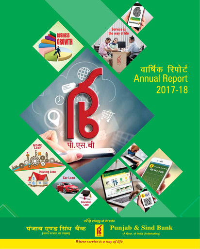 Thumbnail Punjab & Sind Bank Annual Report 2017-2018