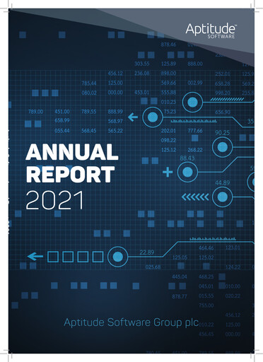 Thumbnail Aptitude Software Group Annual Report 2021