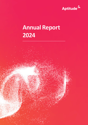Thumbnail Aptitude Software Group Annual Report 2024