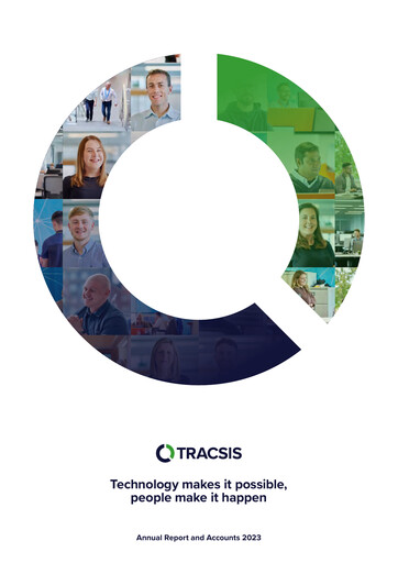 Thumbnail Tracsis Annual Report 2023
