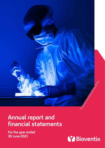 Thumbnail Bioventix Annual Report fy2021