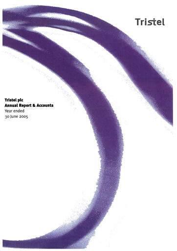 Thumbnail Tristel Annual Report fy2005