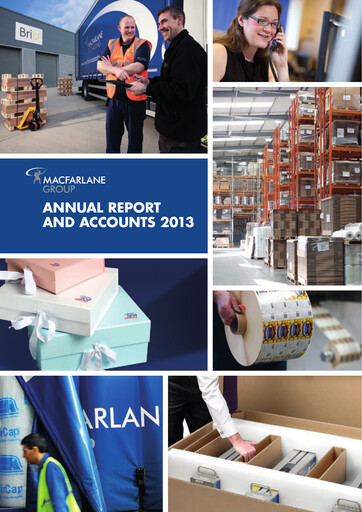 Thumbnail Macfarlane Group Annual Report 2013