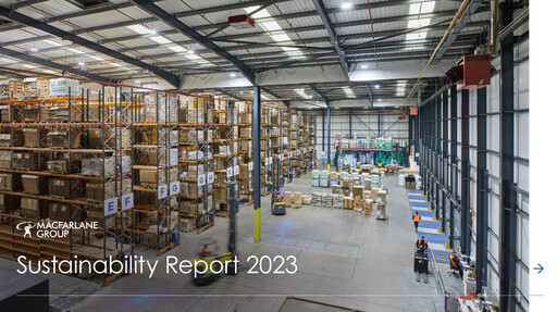 Thumbnail Macfarlane Group Sustainability Report 2023