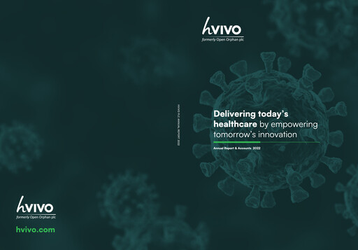 Thumbnail hVIVO Annual Report 2022