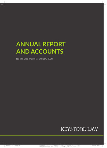 Thumbnail Keystone Law Group Annual Report fy2024