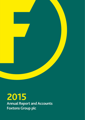 Thumbnail Foxtons Group Annual Report 2015