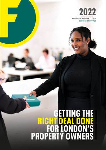 Thumbnail Foxtons Group Annual Report 2022