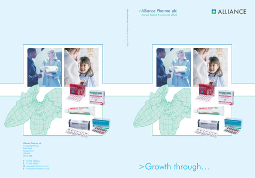 Vorschaubild Alliance Pharma Jahresbericht 2004-2005