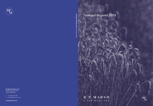 Miniature B.P. Marsh & Partners Rapport annuel 2021