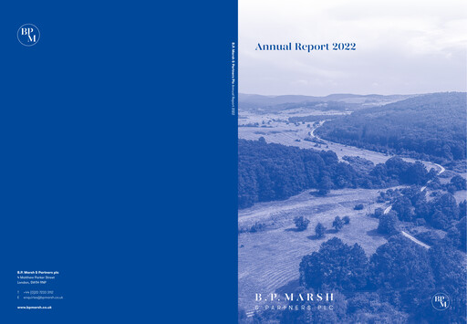 Miniature B.P. Marsh & Partners Rapport annuel 2022