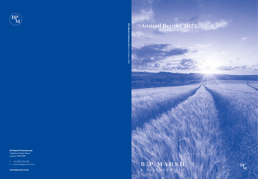 Miniature B.P. Marsh & Partners Rapport annuel 2023
