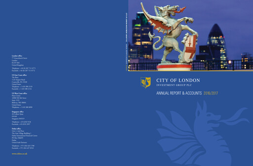 Thumbnail City of London Investment Group Plc Annual Report 2016-2017