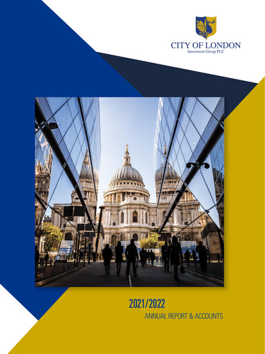 Thumbnail City of London Investment Group Plc Annual Report 2021-2022