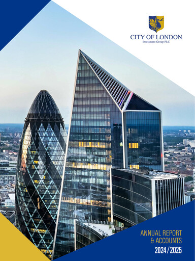 Thumbnail City of London Investment Group Plc Annual Report 2024-2025