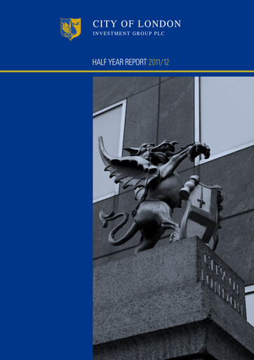 Thumbnail City of London Investment Group Plc Half-year Report 2011-2012-h1