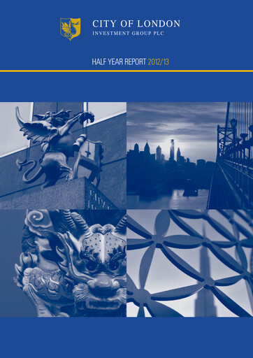 Thumbnail City of London Investment Group Plc Half-year Report 2012-2013-h1