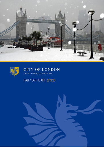 Thumbnail City of London Investment Group Plc Half-year Report 2019-2020-h1