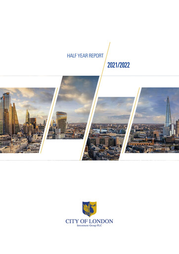 Thumbnail City of London Investment Group Plc Half-year Report 2021-2022-h1