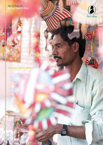 Thumbnail De La Rue Annual Report 2016