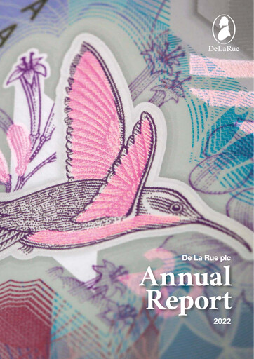 Thumbnail De La Rue Annual Report 2022
