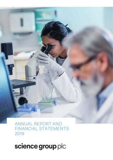 Thumbnail Science Group Annual Report 2019