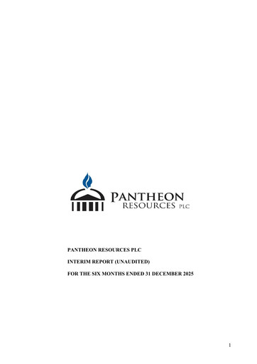 Thumbnail Pantheon Resources Half-year Report 2025-h1