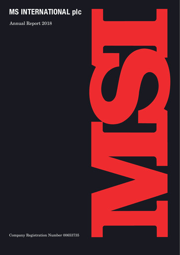 Thumbnail MS INTERNATIONAL plc Annual Report 2018